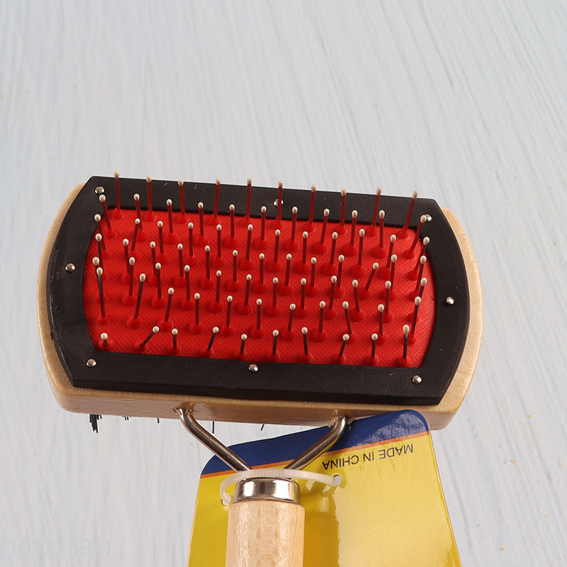 China wholesale double-sided pet grooming comb pet brush
