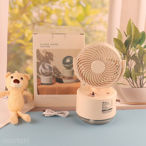Hot selling desktop fan shaking head spray fan wholesale