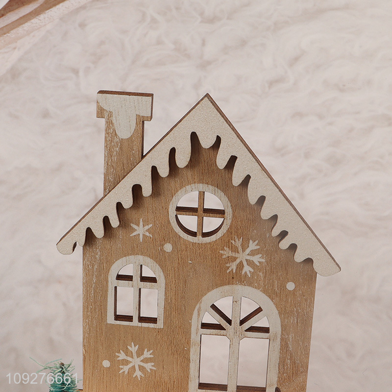 Latest products house shape christmas ornament decoration candle holder