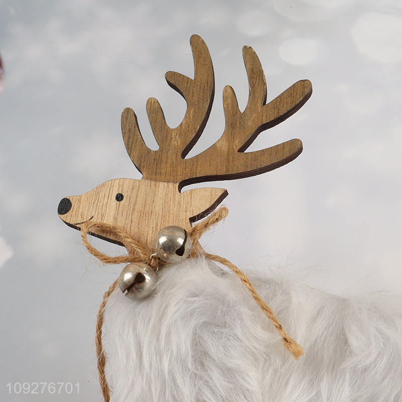 Low price desktop decor wooden christmas ornament decoration