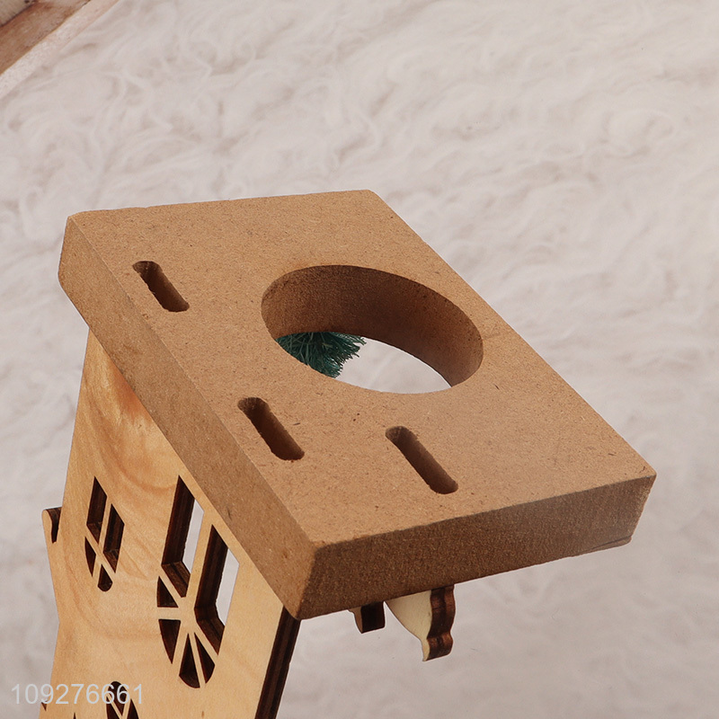 Latest products house shape christmas ornament decoration candle holder