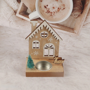 Latest products house shape christmas ornament decoration candle holder