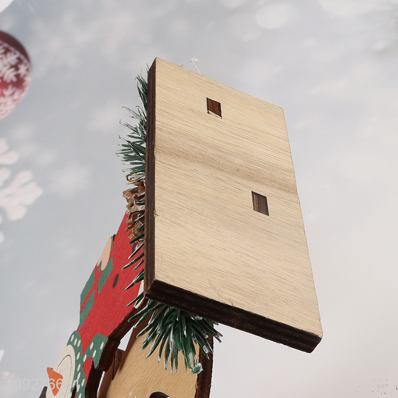 New arrival snowman wooden christmas ornament decoration