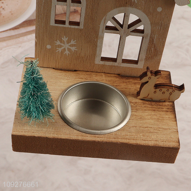 Latest products house shape christmas ornament decoration candle holder