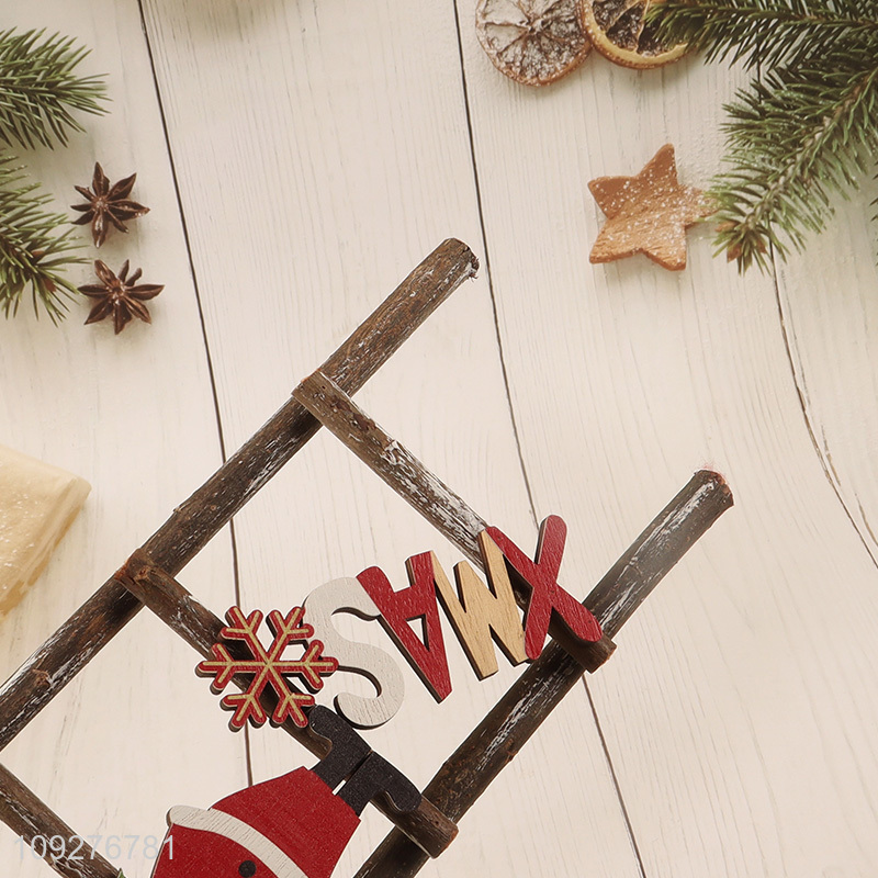 Good selling wooden christmas hanging ornament decoration