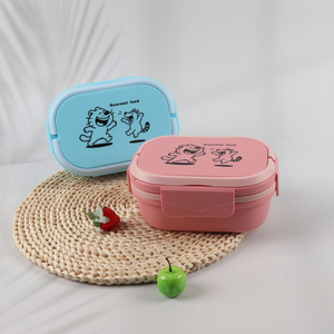 Popular products portable cartoon food container lunch box