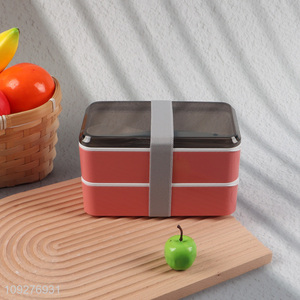 Low price portable school office food container lunch box