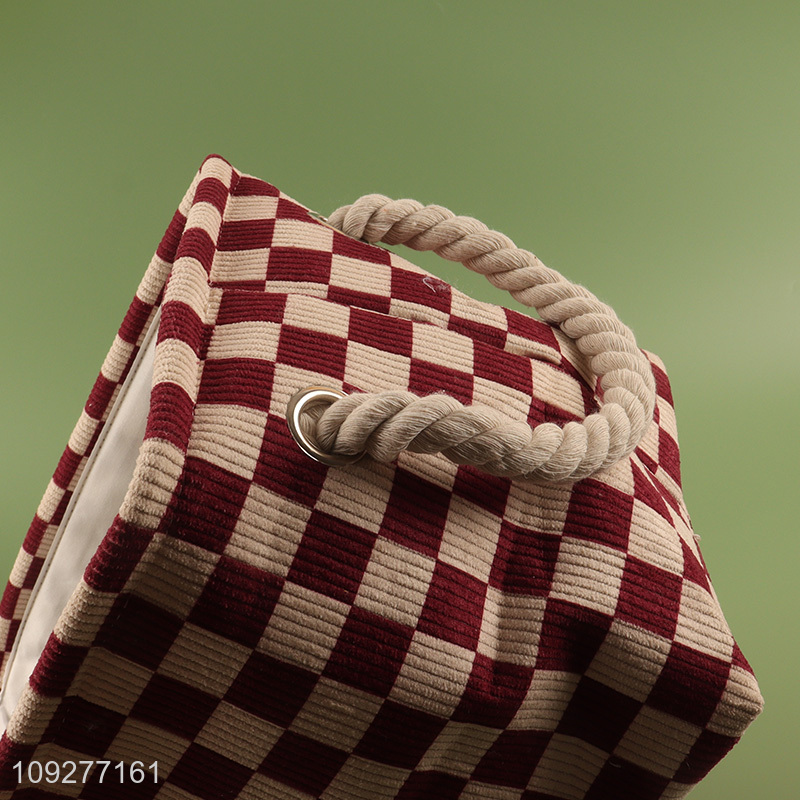 Yiwu market home storage basket storage container with handle