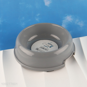 Hot items round plastic pet feeder pet bowl pet supplies