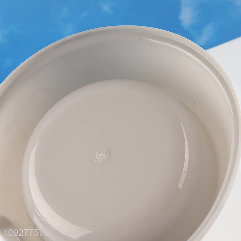 Factory price round plastic pet feeder pet bowl for sale