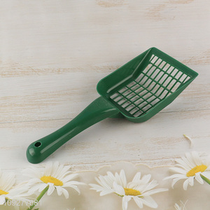 Low price plastic pet pooper scooper cat litter scoop for sale