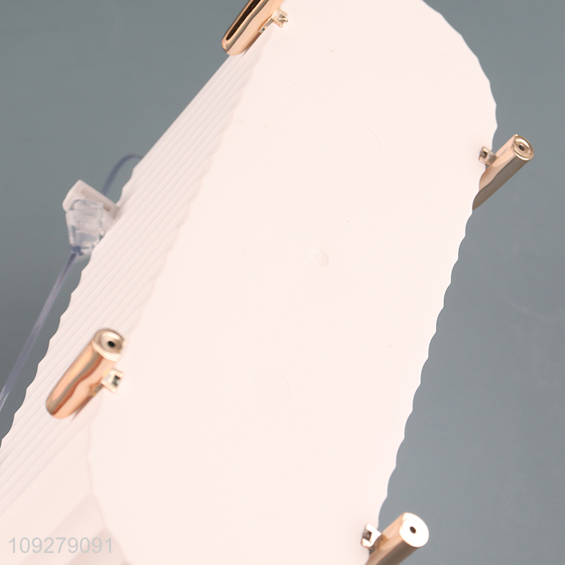 Best selling desktop organizer cotton pad swab cosmetic puff storage box