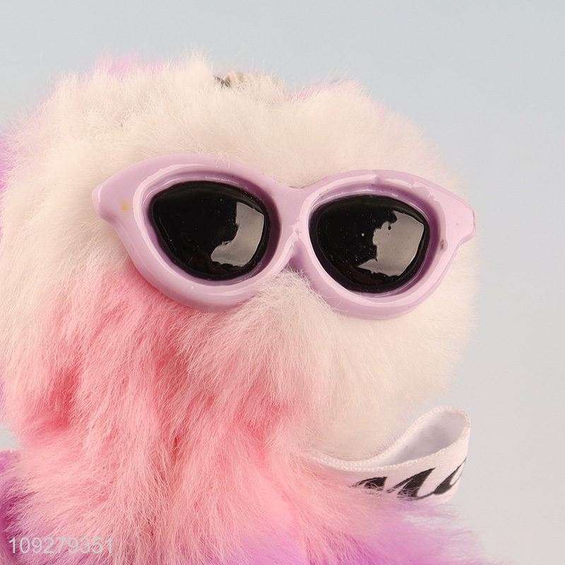 Top products portable cartoon plush keychain bag pendant