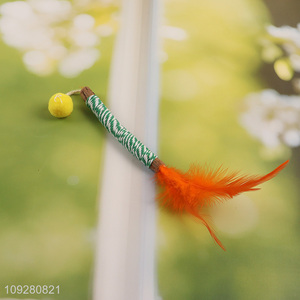 Hot products cat feather tease toy  cat interactive toy