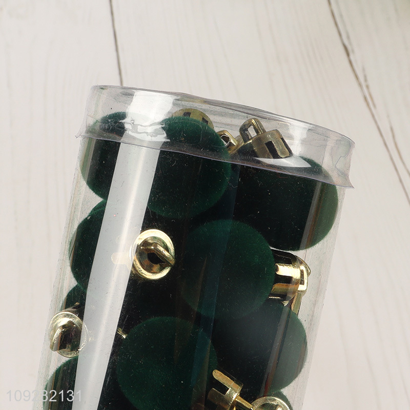 China factory 24pcs mini christmas decoration christmas ball for sale