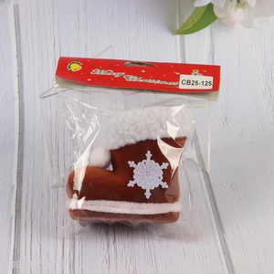 Top products christmas boots christmas hanging ornament decoration