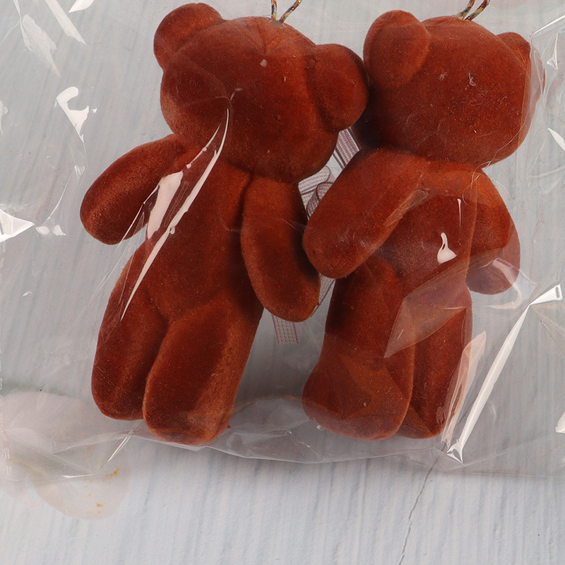 Popular products 2pcs foam bear christmas hanging ornament decoration