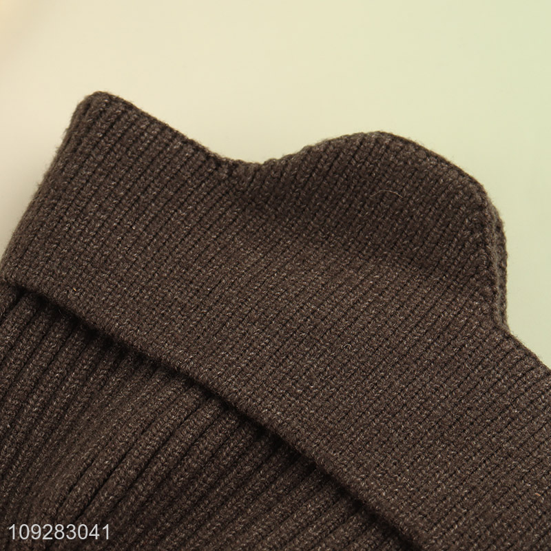 Low price soft warm knitted hat beanies hat for winter