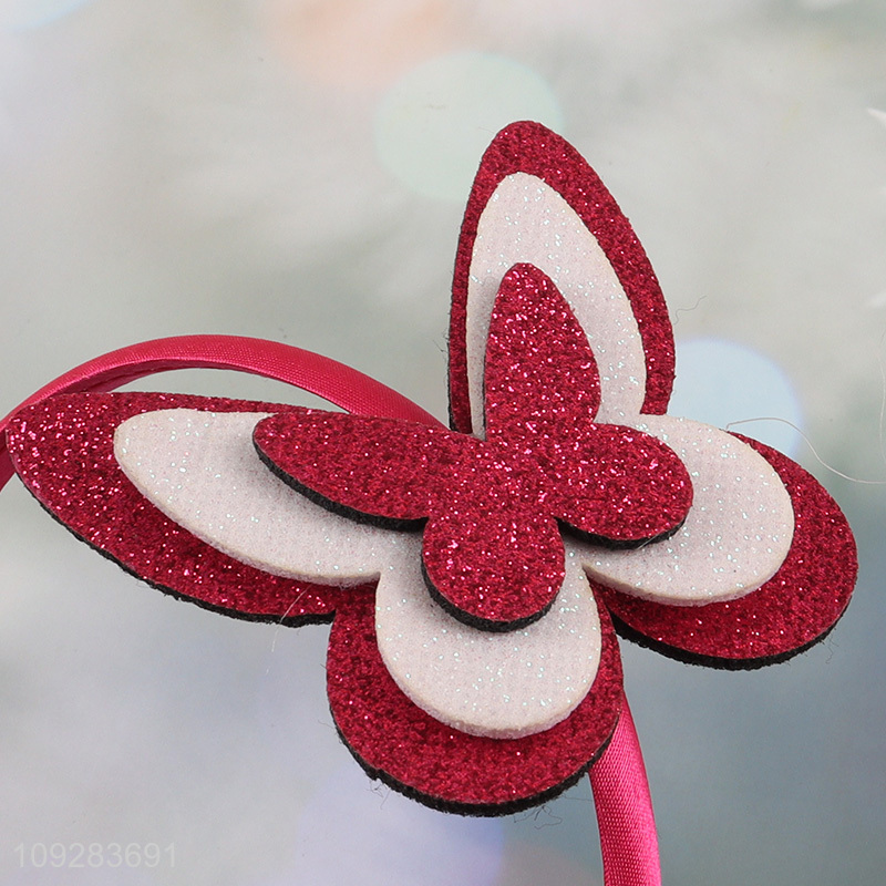 Hot products butterfly hair hoop hair accessories for sale