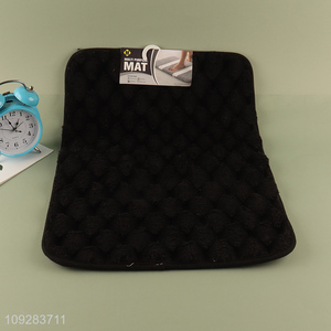 Hot selling anti-slip black home floor mat door mat