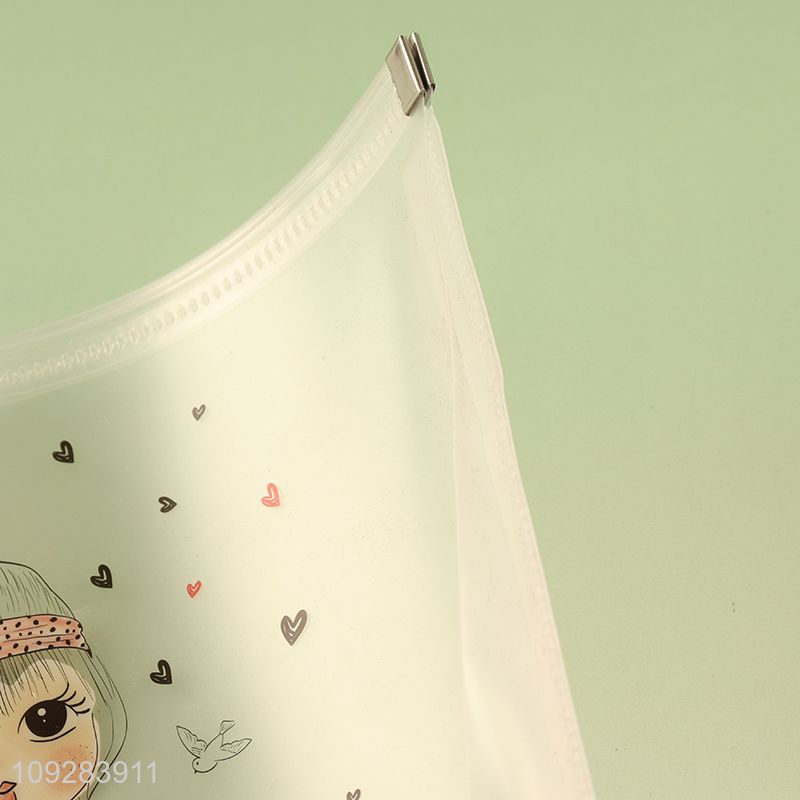 New product school office printed file bag with zipper