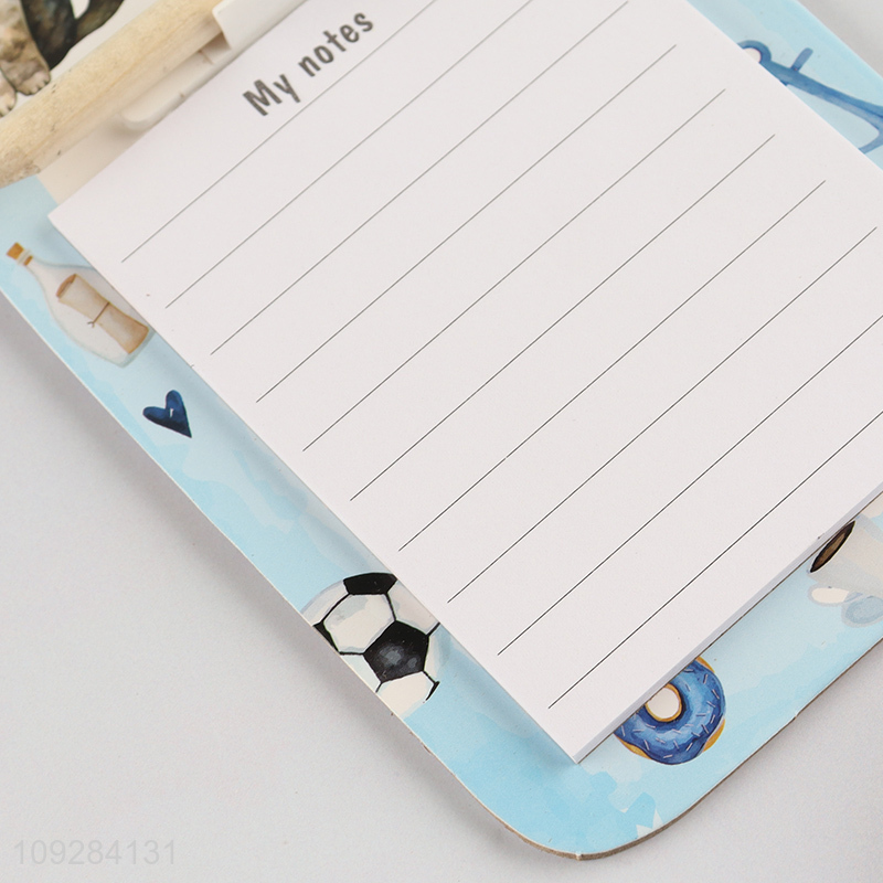 China wholesale fridge magnets with memo pad for home decor