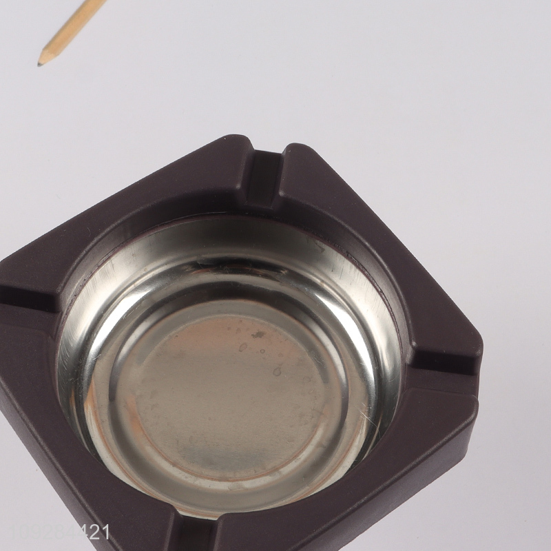 Good quality stainless steel smoking ashtray for household