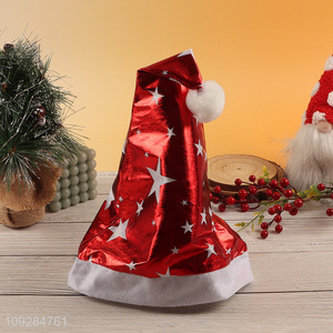 New arrival polyester christmas hat Santa hat for party