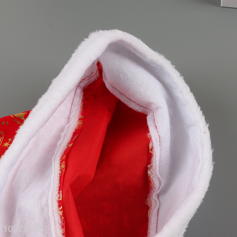Top quality polyester christmas hat Santa hat for sale