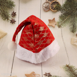 Low price red christmas hat Santa hat for party supplies