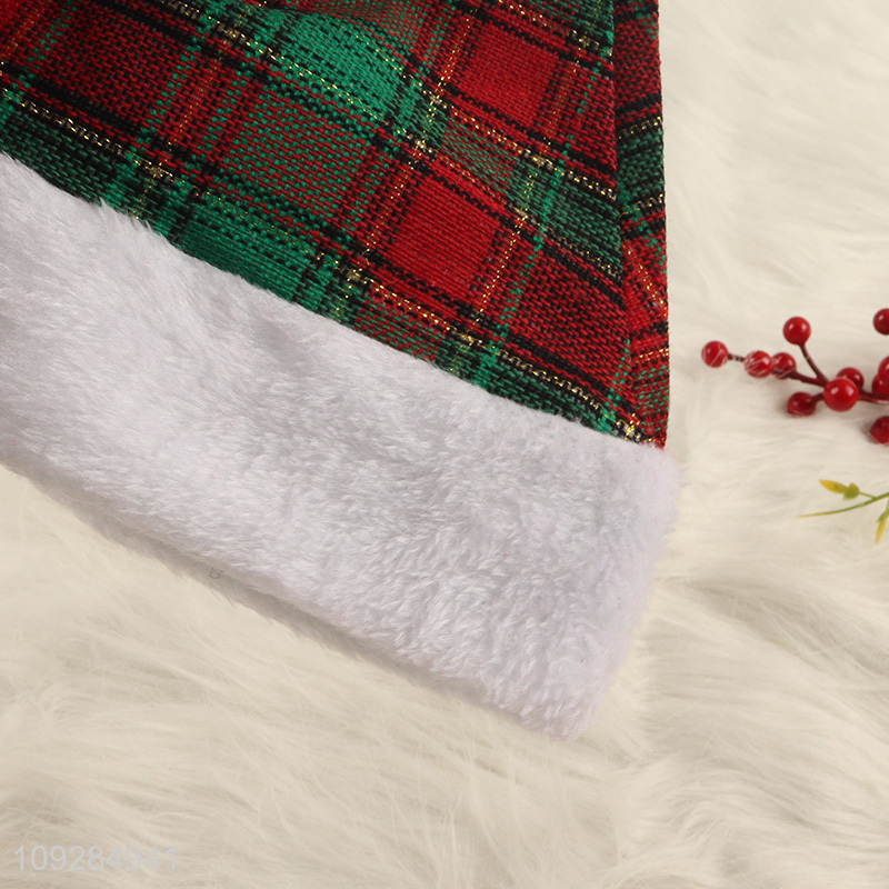 Online wholesale polyester christmas hat Santa hat