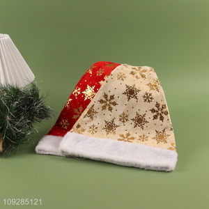 Factory direct sale multicolor christmas hat Santa hat wholesale