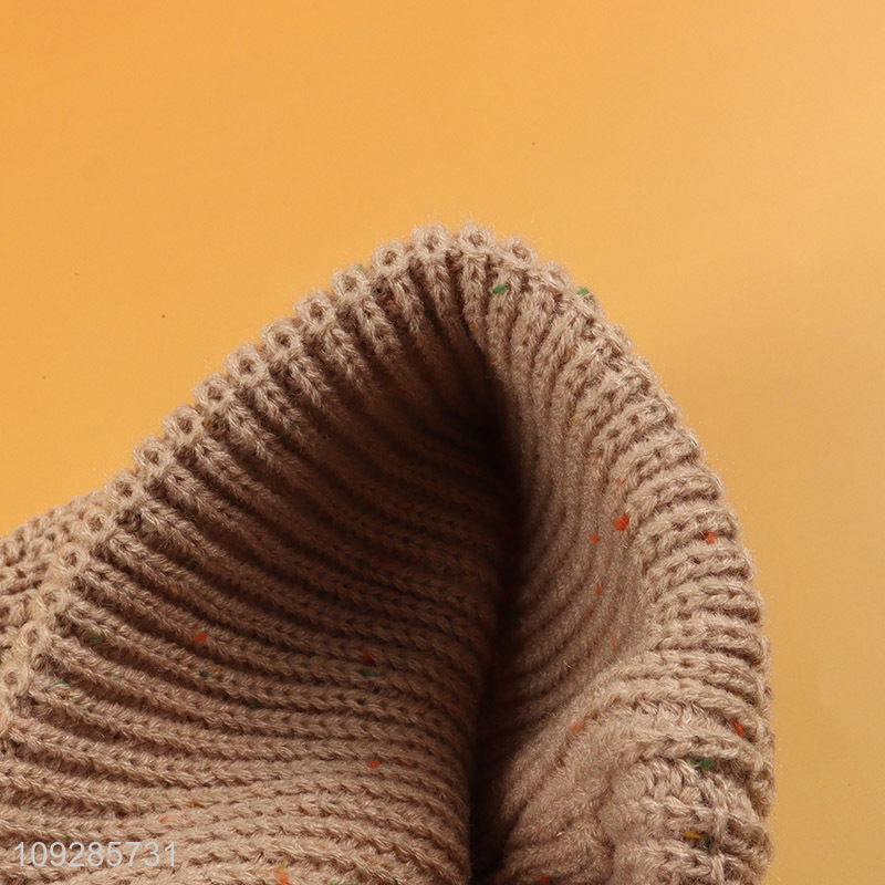 Hot selling winter knitted hat beanies hat wholesale