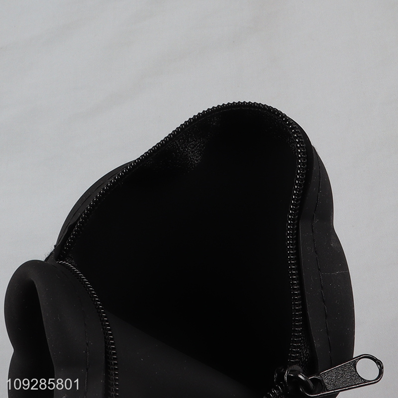 Popular products flower shape silicone coin purse change purse