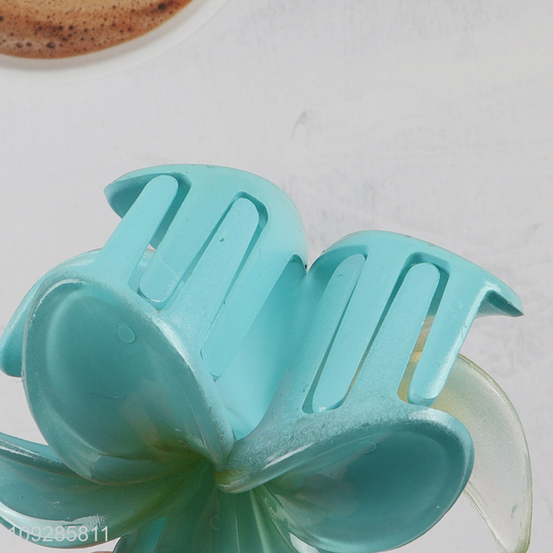 Good selling flower shape hair claw clips hair accessories