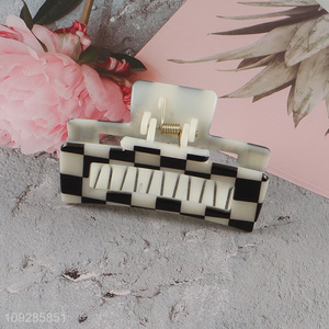 Low price rectangle hair claw clips hair accessories for sale