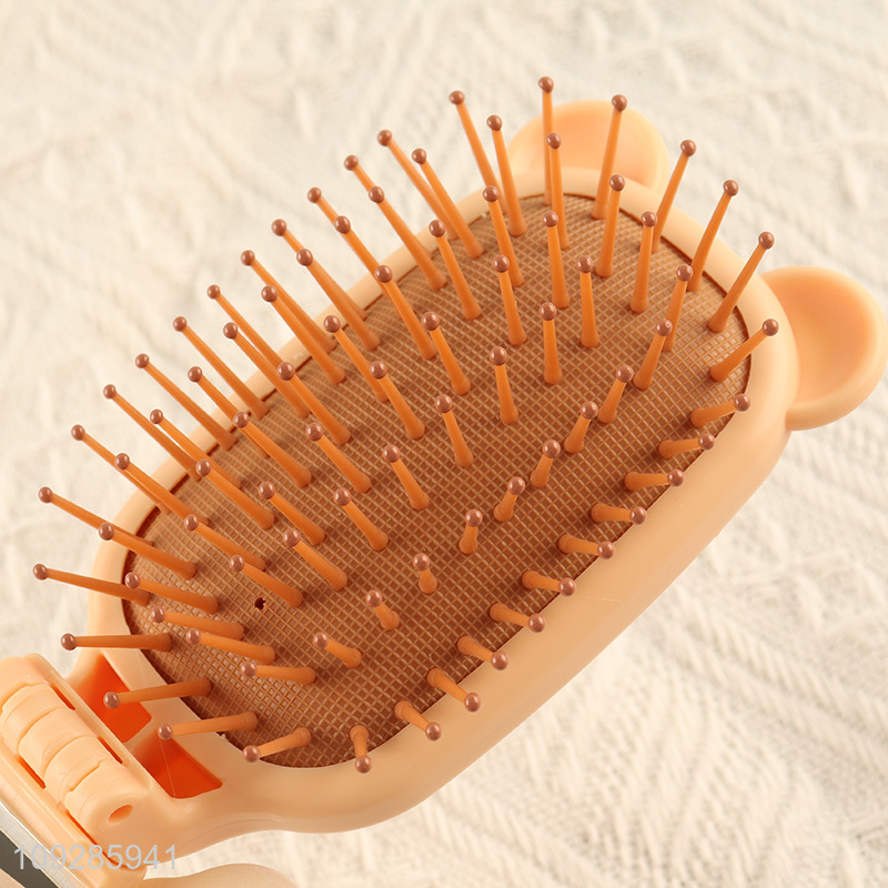 Good quality cartoon bear massage hair comb hair brush