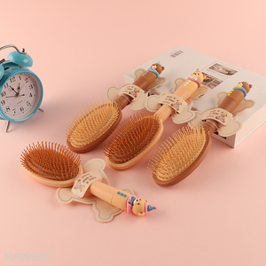 Low price wide teeth massage hair comb hair brush