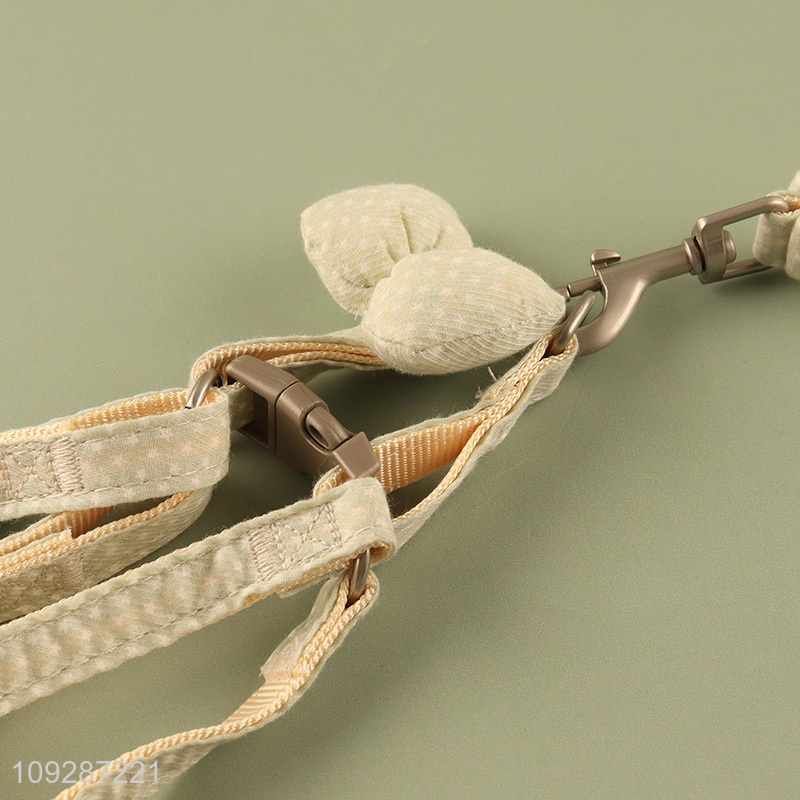 Top quality adjustable outdoor pet collar pet leash for sale