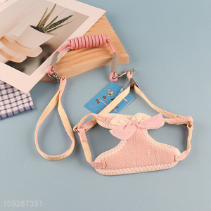 China products pink adjustable pet collar pet leash for sale