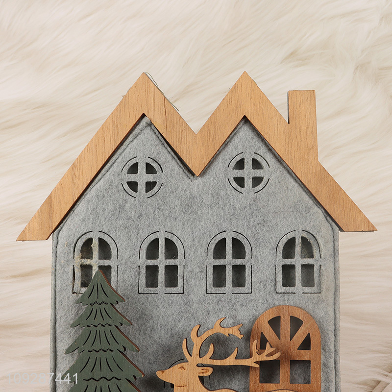 China wholesale house shape christmas ornament christmas decoration