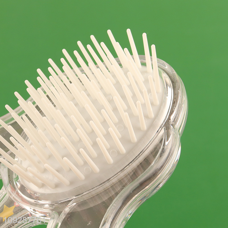Yiwu market cartoon wide teeth hair comb hair brush