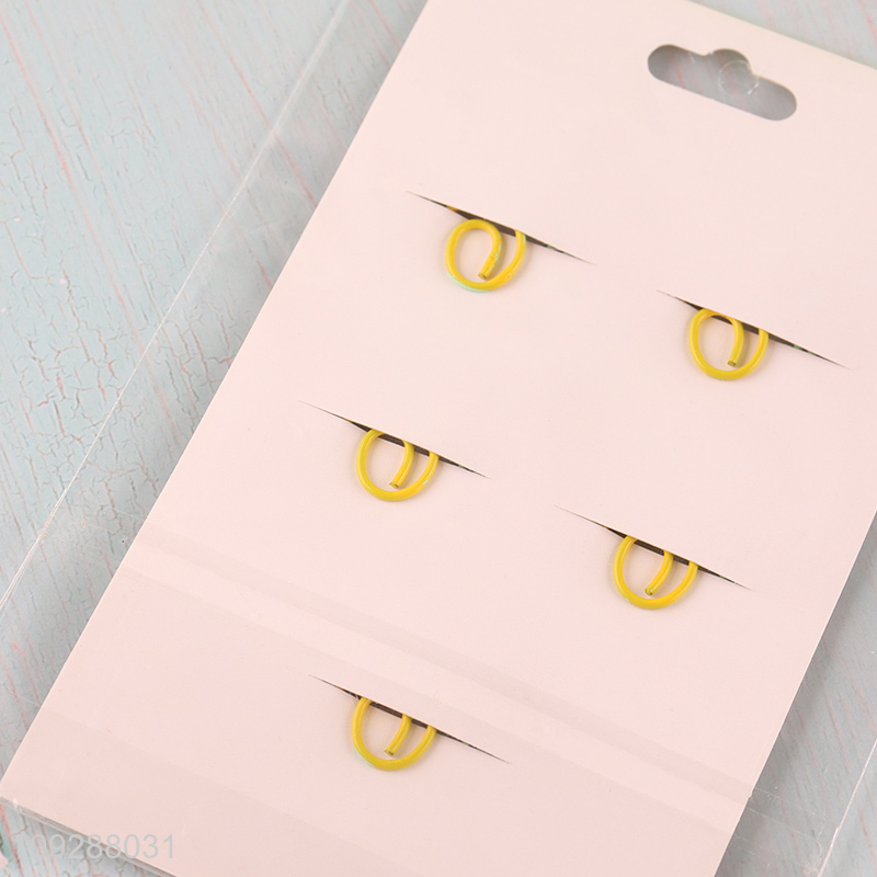 Yiwu market 4pcs school office iron paper clips set