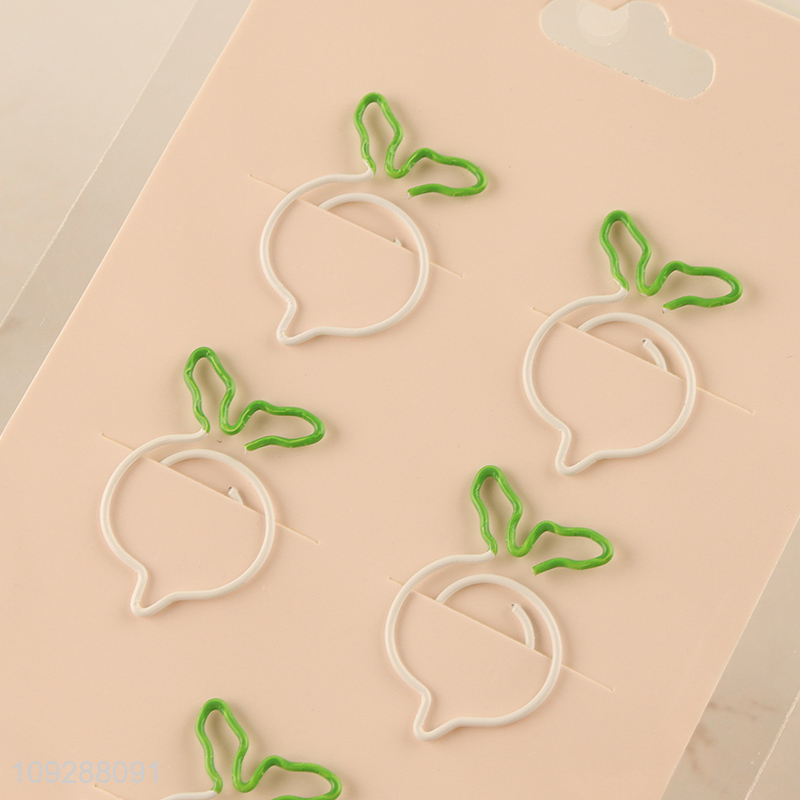 Factory price 5pcs school office iron paper clips set