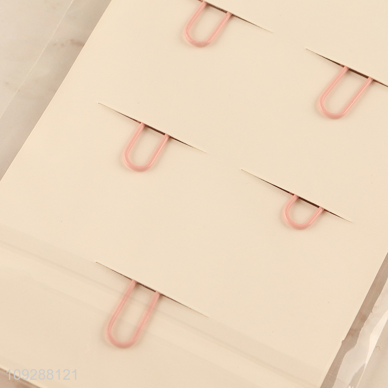 Top quality rainbow series iron paper clips set