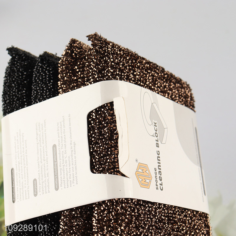 Top products 4pcs kitchen dish washing cleaning scouring pad