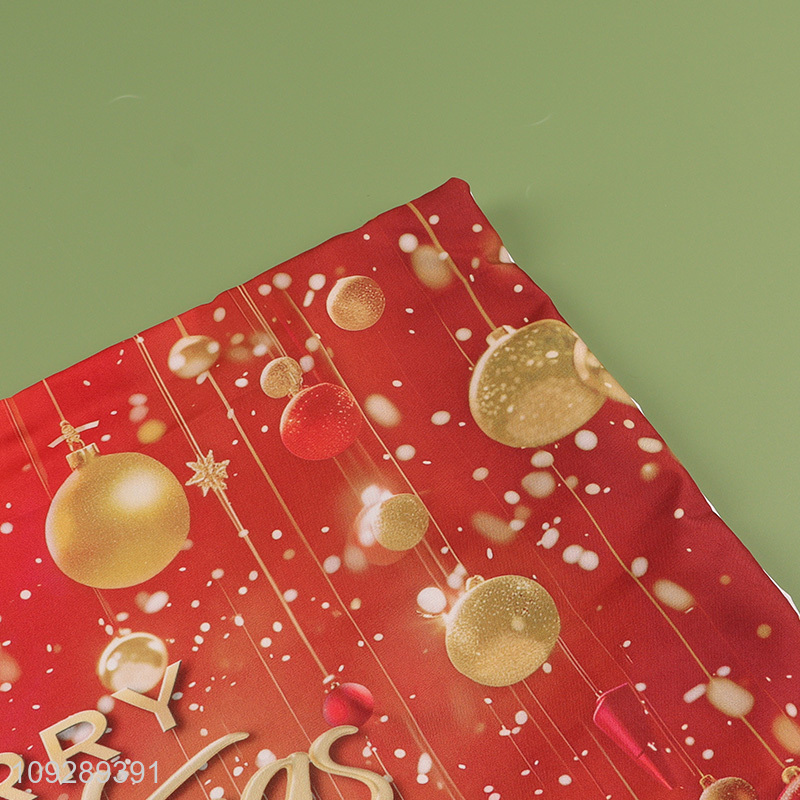 Hot selling merry christmas polyester pillow case