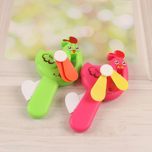Top selling multicolor cartoon handheld fan