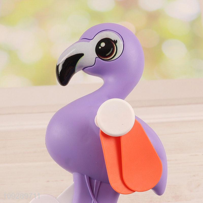 Low price multicolor plastic cartoon handheld fan