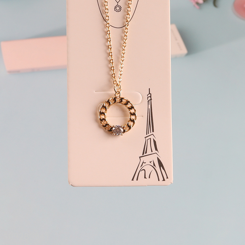 New product women ladies copper necklace fashion jewelry